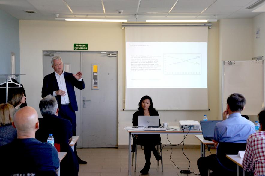 Inauguración Taller Smart Cities - Imagen de un momento de la inauguración del Taller Smart Cities.