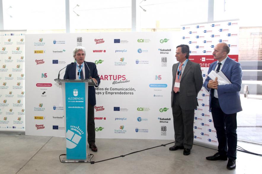 Media Day StartUp Alcobendas - Discurso de uno de los organizadores.
