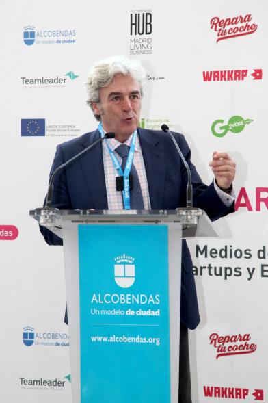 Media Day StartUp Alcobendas - Discurso de uno de los organizadores.