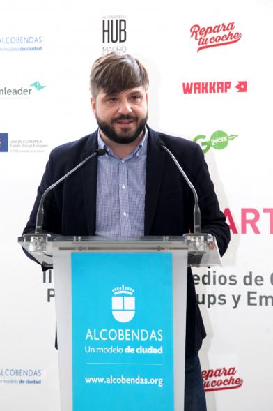 Media Day StartUp Alcobendas - Discurso de uno  de los organizadores.