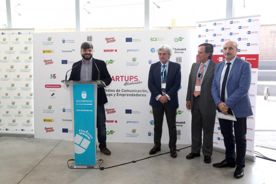Media Day StartUp Alcobendas -Discurso de uno de los organizadores.