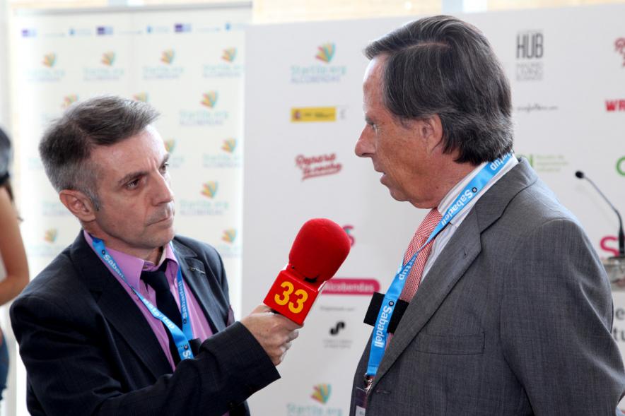 Media Day StartUp Alcobendas -  Los medios con el alcalde.