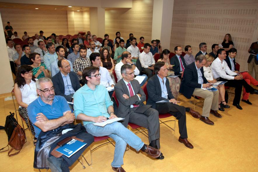 Selección de Proyectos Vª Edición StartUp Alcobendas - Imagen vista panorámica del público asistente al acto.