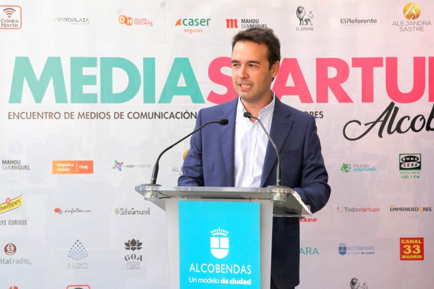 Concejal por Ciudadanos Roberto Fraile durante su ponencia