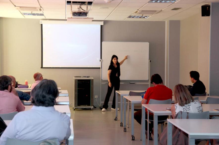 Aula durante el evento