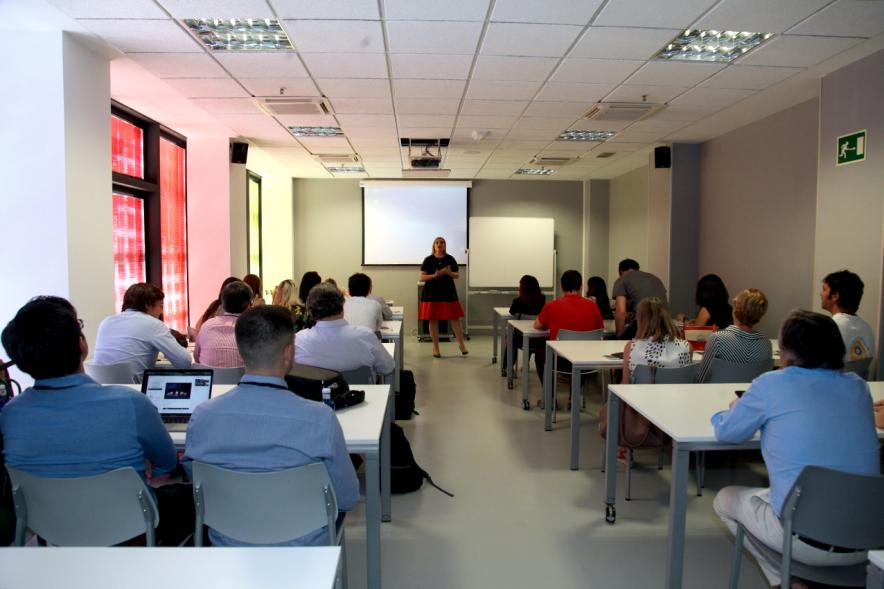 Aula durante el evento