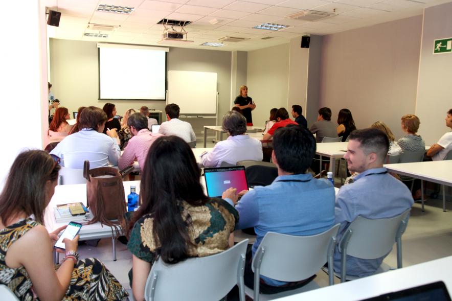 Aula durante el evento