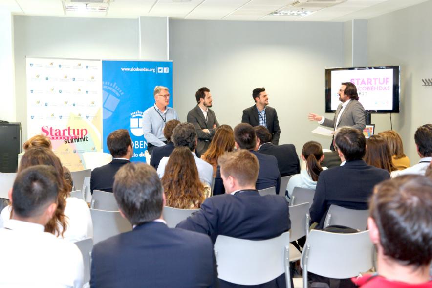 Ponentes y asistentes. Start Up Alcobendas Summit.