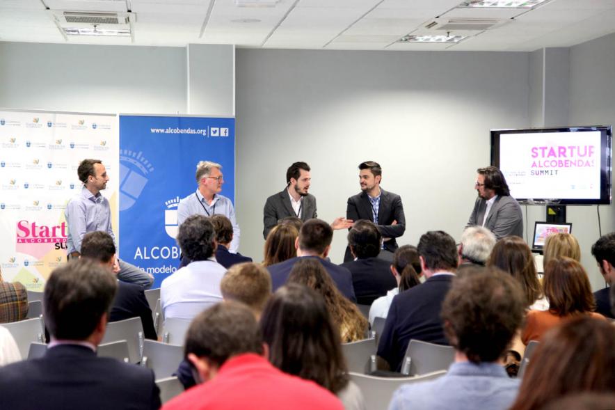 Ponentes y asistentes. Start Up Alcobendas Summit.