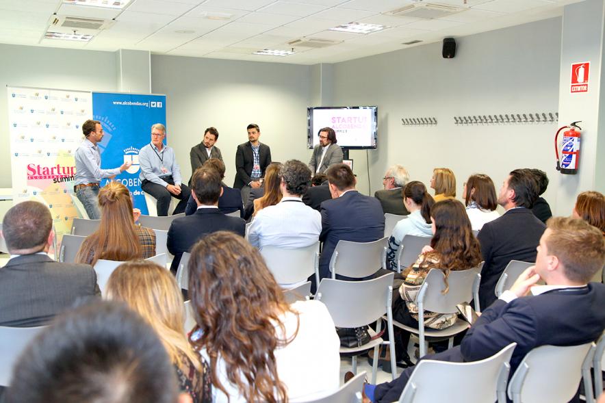 Ponentes y asistentes. Start Up Alcobendas Summit.