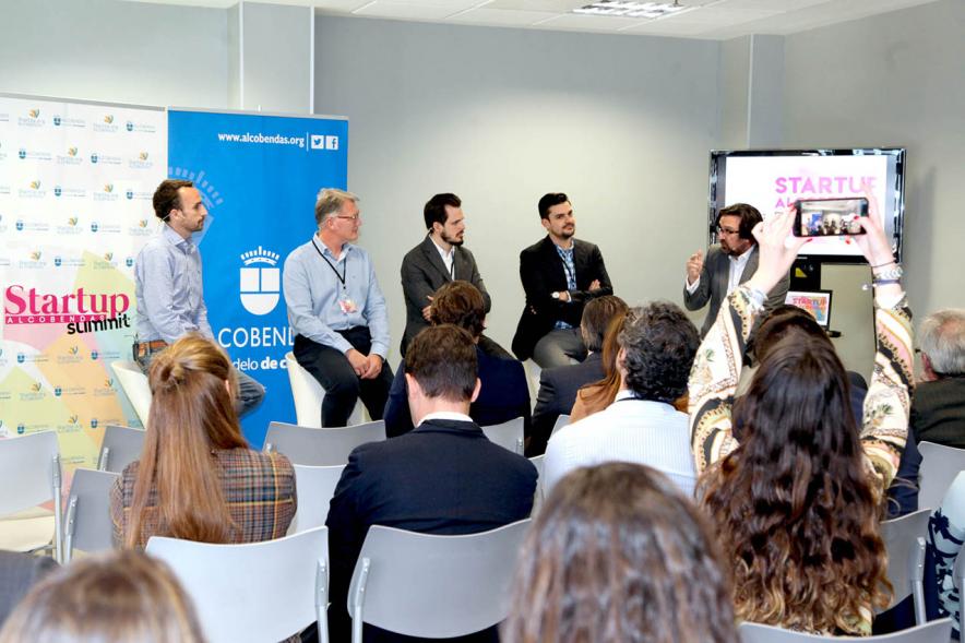 Ponentes y asistentes. Start Up Alcobendas Summit.