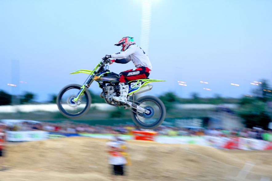 Open SMX Supermotocross - Imagen de motoristas en un momento de la carrera.