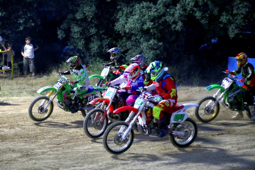 Open SMX Supermotocross - Imagen de motoristas en un momento de la carrera.
