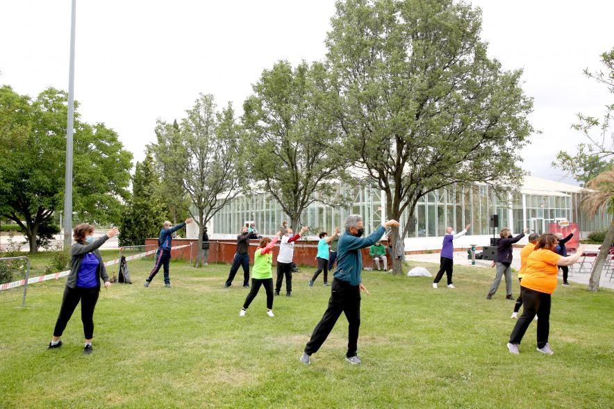 Participantes. Semana del Mayor - Tai Chi en Arroyo de la Vega - 2021