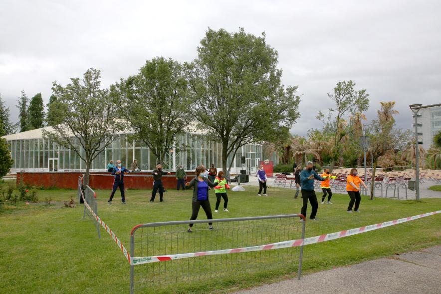 Participantes. Semana del Mayor - Tai Chi en Arroyo de la Vega - 2021