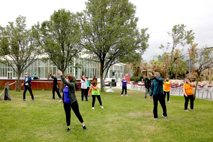 Participantes. Semana del Mayor - Tai Chi en Arroyo de la Vega - 2021