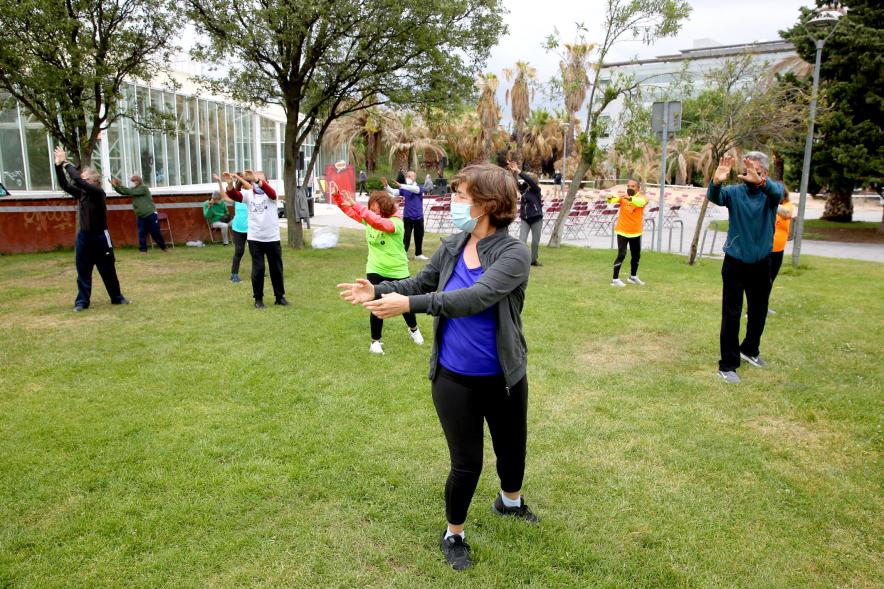 Participantes. Semana del Mayor - Tai Chi en Arroyo de la Vega - 2021