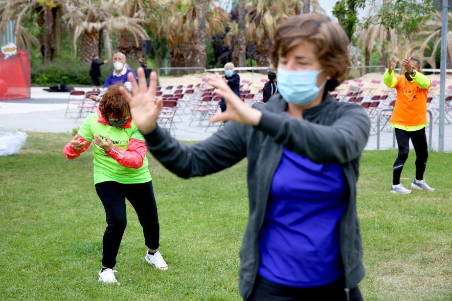 Participantes. Semana del Mayor - Tai Chi en Arroyo de la Vega - 2021