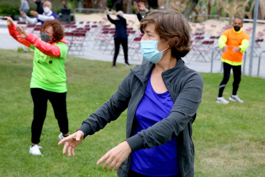 Participantes. Semana del Mayor - Tai Chi en Arroyo de la Vega - 2021