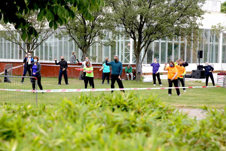 Participantes. Semana del Mayor - Tai Chi en Arroyo de la Vega - 2021