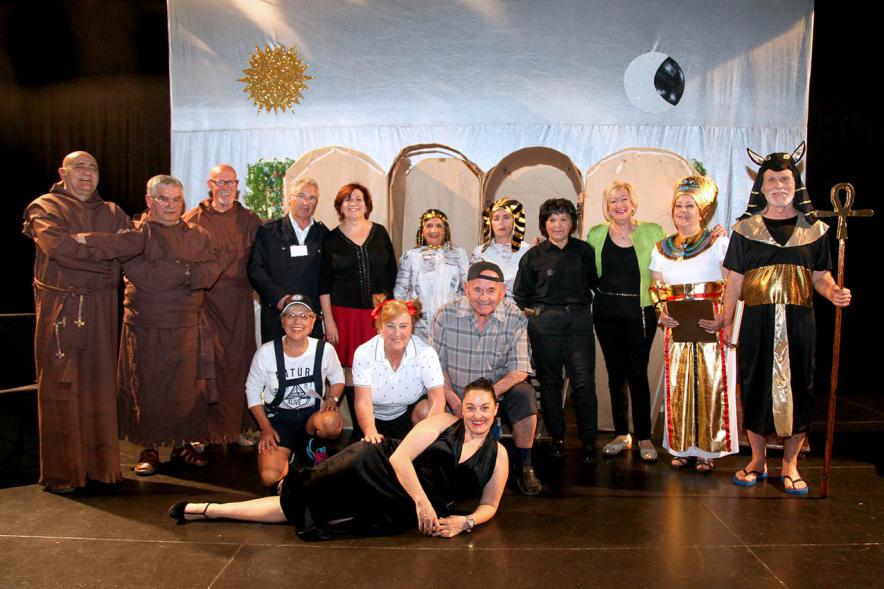 Elenco de la Obra: Momias en tránsito.