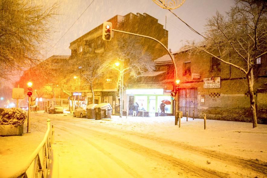 Calles nevadas