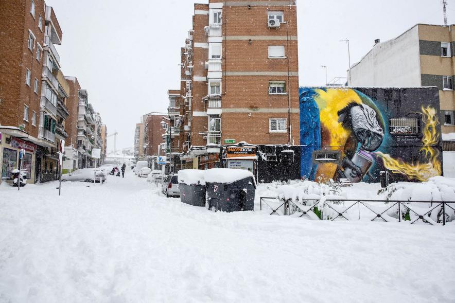 Calles nevadas