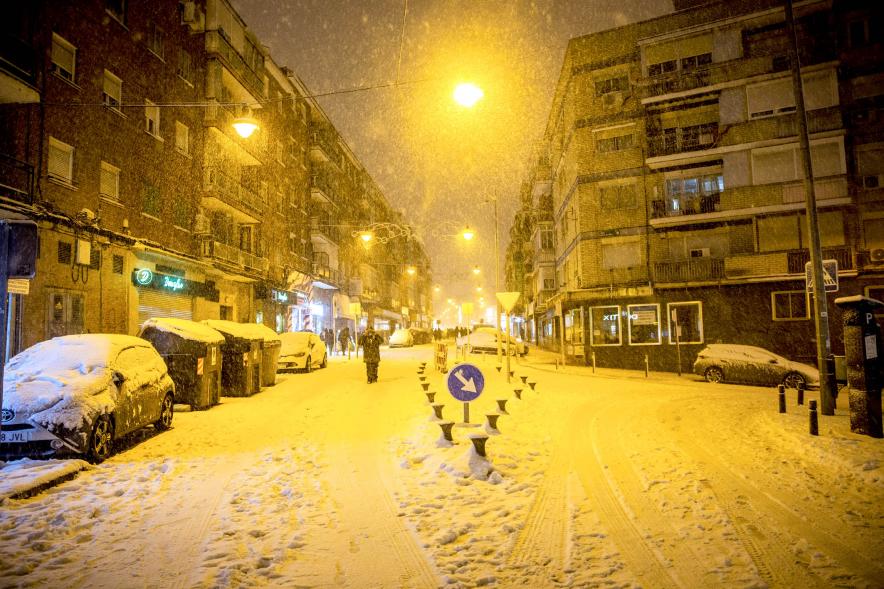 Calles nevadas