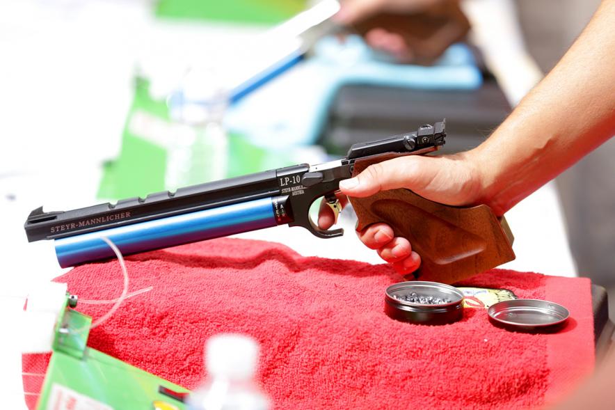 Ier Torneo de Tiro Olímpico Ciudad de Alcobendas - Imagen de pistola olímpica.