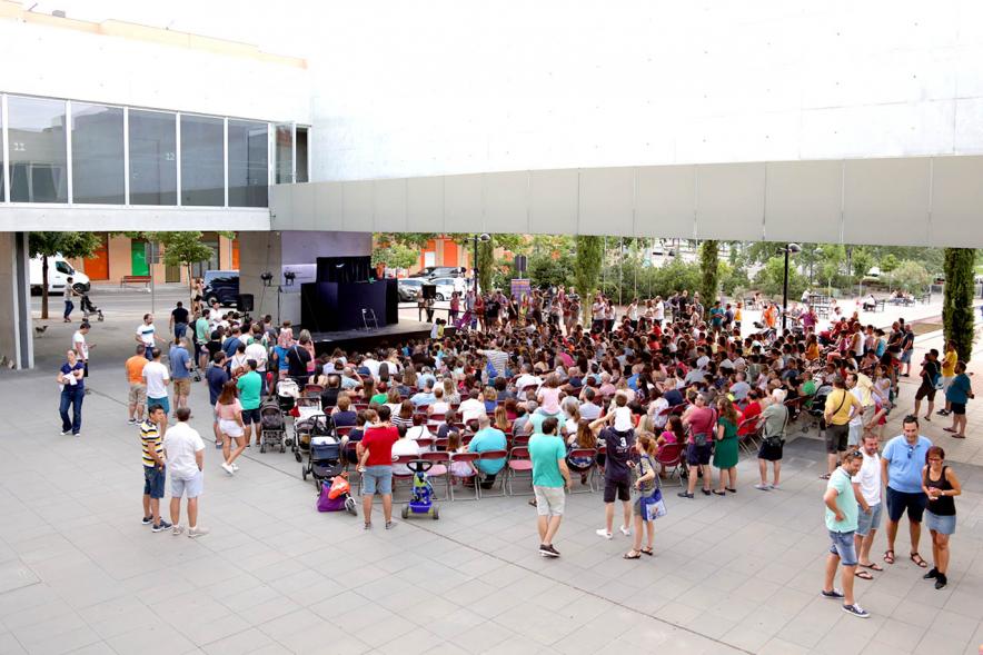 Vista cenital del evento