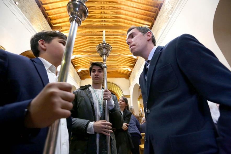Participantes en el traslado de la Virgen de la Paz a la Ermita - 2019