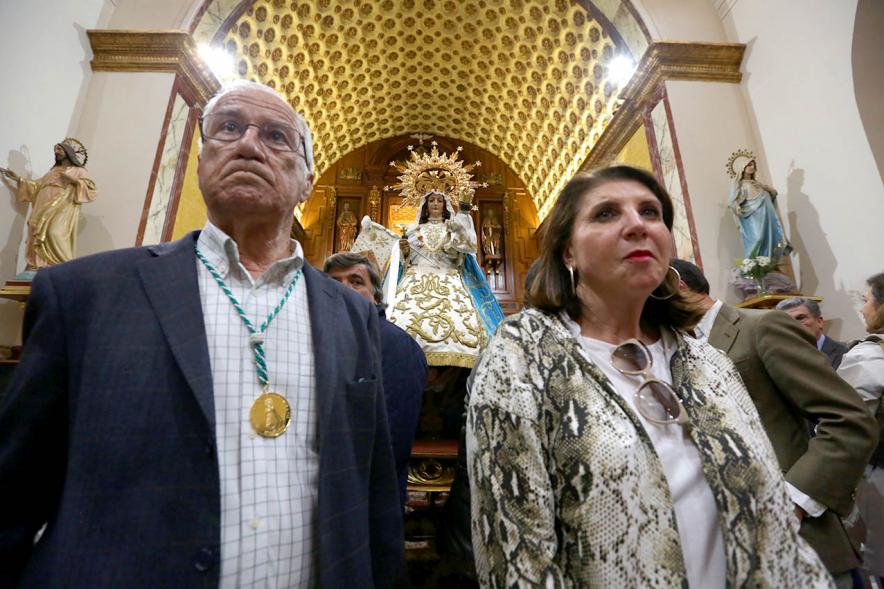 Participantes en el traslado de la Virgen de la Paz a la Ermita - 2019
