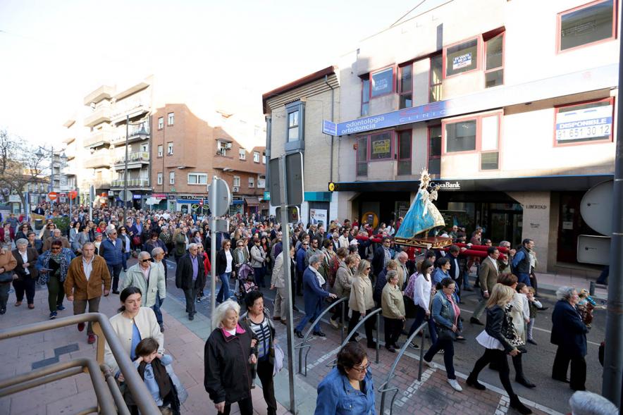Traslado de la Virgen de la Paz a la Ermita -2019
