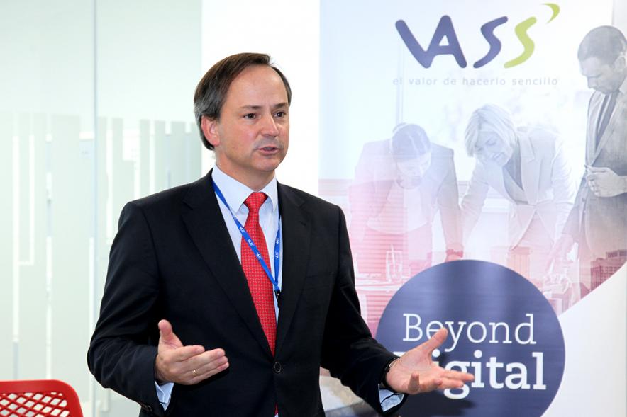 Inauguración Espacio Aceleración VASS - El alcalde hablando.