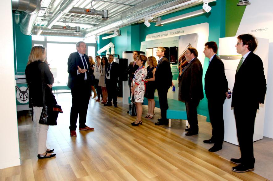 Inauguración Nueva Sede de Vaillant Group - Recepción a los visitantes.  