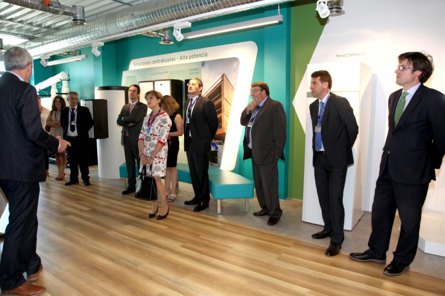 Inauguración Nueva Sede de Vaillant Group - Recepción a los visitantes.  