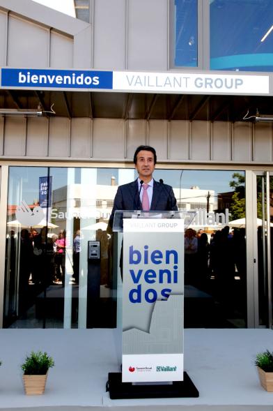 Inauguración Nueva Sede de Vaillant Group - Bienvenida a la empresa.