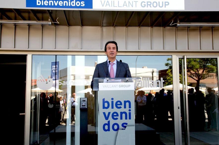 Inauguración Nueva Sede de Vaillant Group - Bienvenida a la empresa.