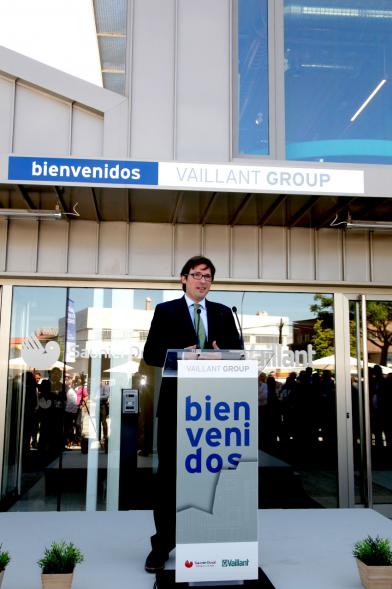 Inauguración Nueva Sede de Vaillant Group - Bienvenida a la empresa.