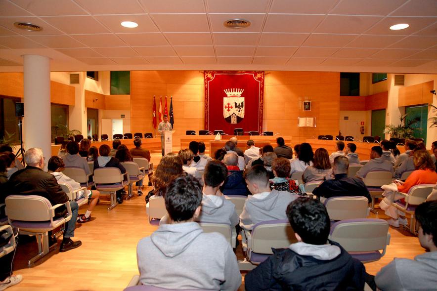 Recepción del Equipo de Baloncesto Valcude por el Campeonato de España. 2019