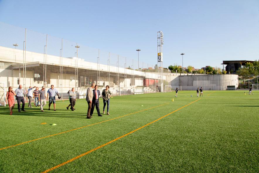 Visita a Campos de Fútbol de CD Valdelasfuentes - Imagen vista panorámica de los campos de fútbol.