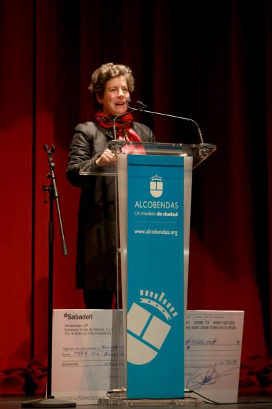 Entrega Premio a los Valores Humanos y Actuación Jesucristo Superstar - Discurso de la organizadora.       -  