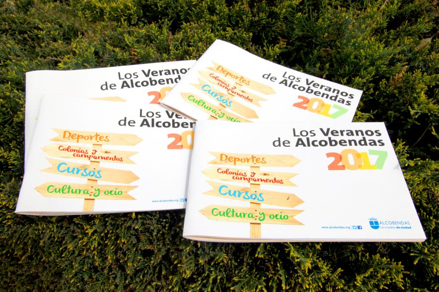 Presentación de los Veranos de Alcobendas 2017 -  Folletos de la campaña.
