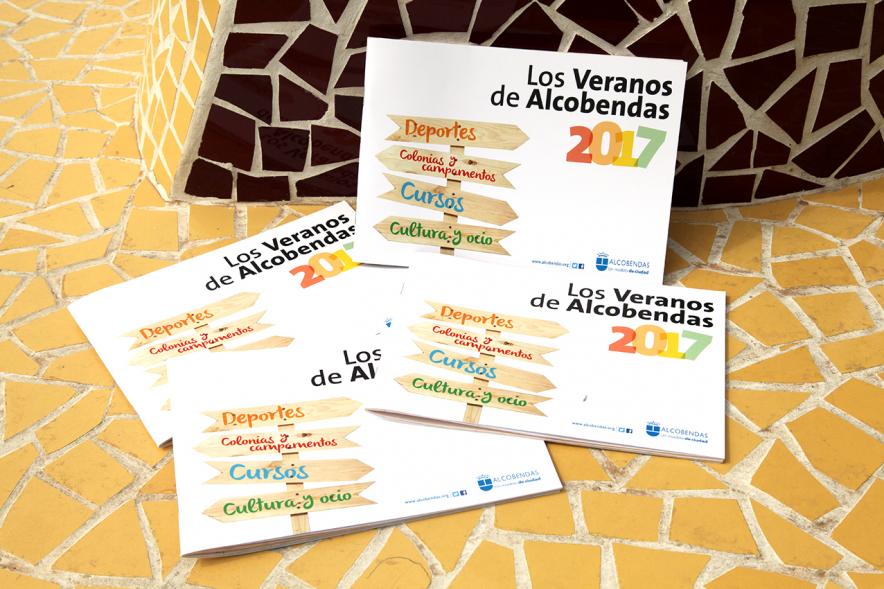 Presentación de los Veranos de Alcobendas 2017 - Folletos de la campaña.
