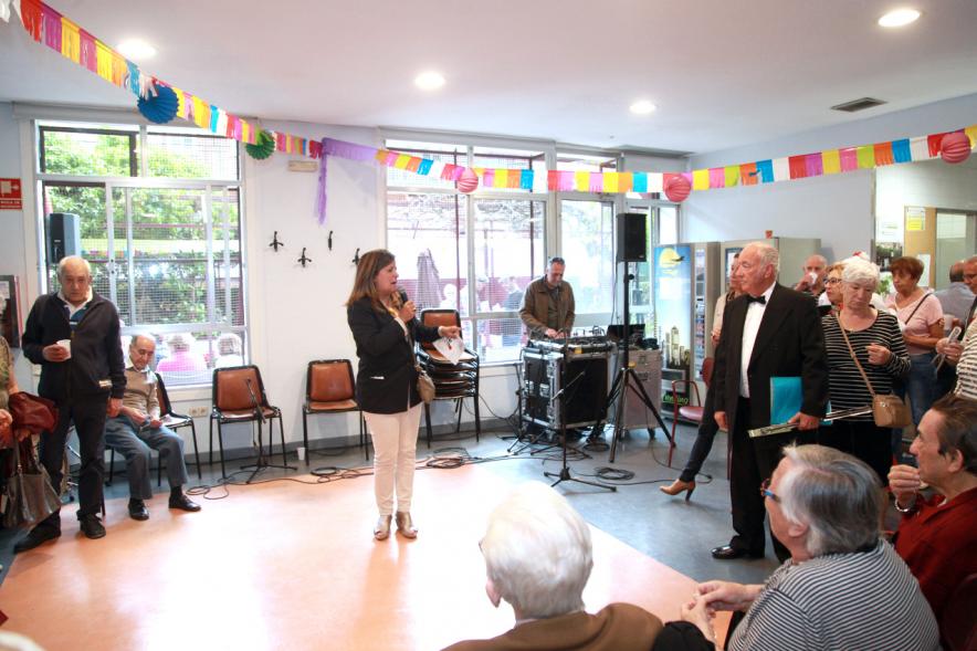 Concejal Sánchez Galán durante la presentación del acto
