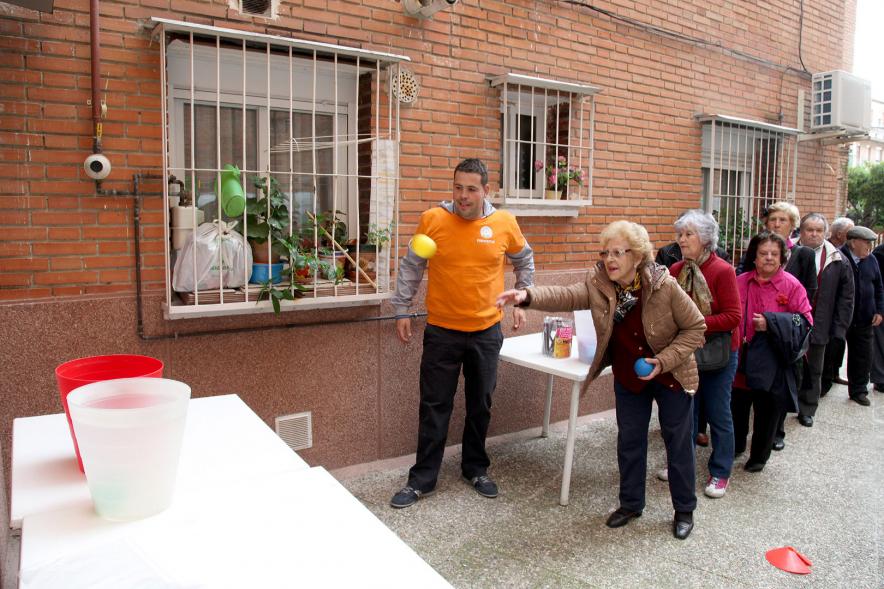Juegos durante el evento