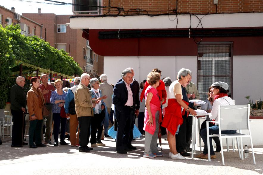 Cola de entrada al evento