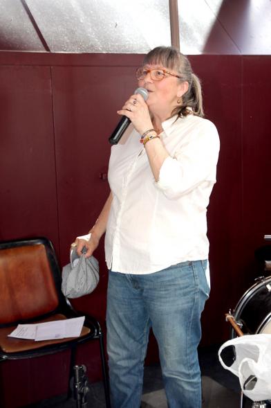 Presentadora del evento