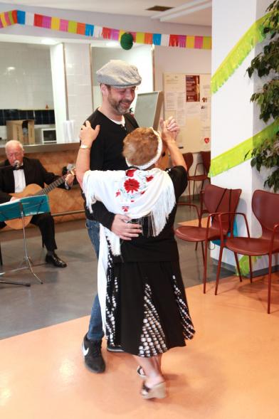 Pareja bailando