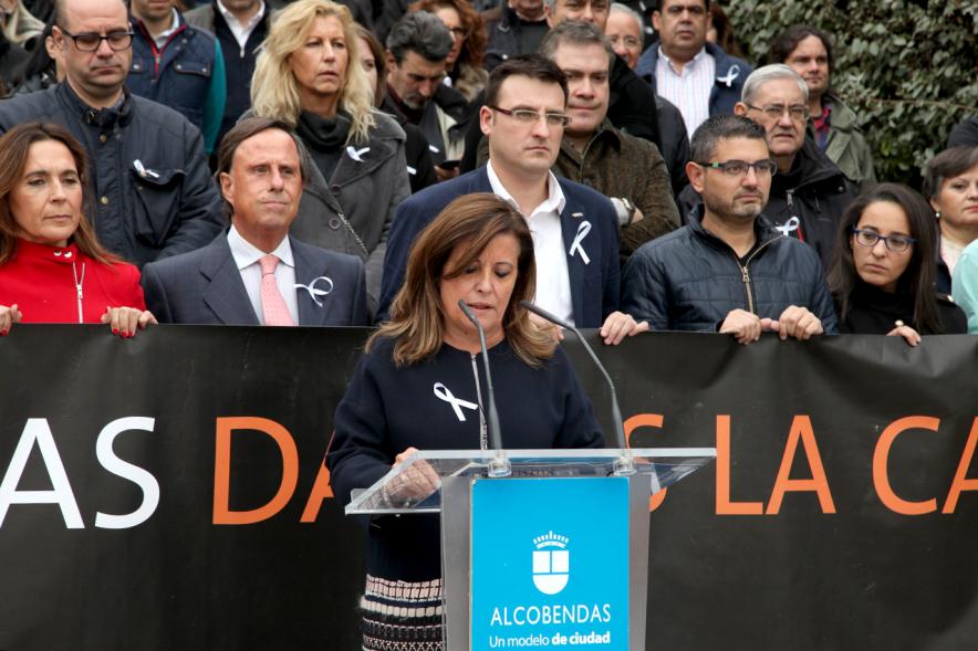 Lectura de Manifiesto y Minuto de Silencio contra la Violencia de Género 2017 - Lectura del manifiesto.
